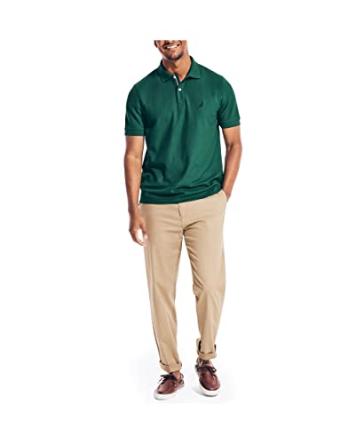 Nautica Men's Classic Short Sleeve Solid Polo Shirt, Tidal Green, XX-Large