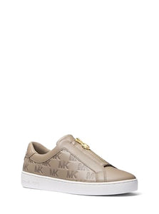 Michael Kors Women's Keaton Zip Slip On Sneaker, Birch, 8