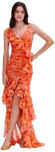 PATBO, Myosotis Flutter Gown, 2, Yellow