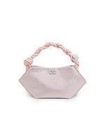 Load image into Gallery viewer, Ganni, Mini Bou Strass-Embellished Top Handle Bag, Chalk Pink
