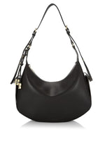 Load image into Gallery viewer, Ganni, Ganni Large Recycled Leather Hobo, Black
