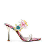 Load image into Gallery viewer, Betsey Johnson Women&#39;s Goldiee Heeled Sandal, Berry Multi, 7.5
