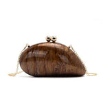 Load image into Gallery viewer, CUXVA Acrylic Shell Bag Luxury Marble Clutch Evening Purses for Women Glitter Handbag for Wedding Cocktail Party Prom
