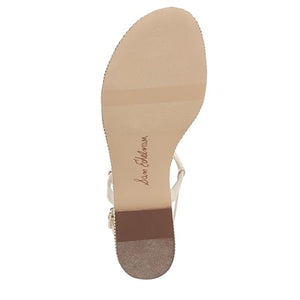 Sam Edelman Women's Eden Flat Sandal, Modern Ivory, 9