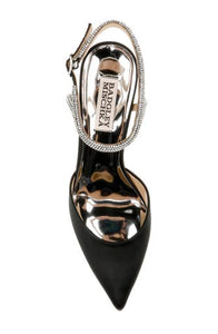 Badgley Mischka Women's Kamilah Pump, Ivory Jacquard, 8