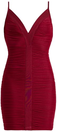 Hervé Léger, The Andrea Dress, S, Dark Red