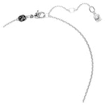 Load image into Gallery viewer, Swarovski Idllyia Necklace and Earring Set, Clear Heart-Shaped Crystal Pendant and Round Crystal Studs in a Rhodium-Finished Setting, Part of The Idyllia Collection
