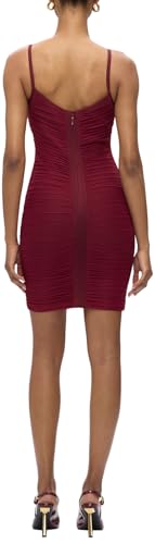 Load image into Gallery viewer, Hervé Léger, The Andrea Dress, S, Dark Red
