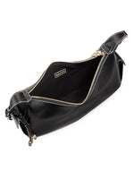 Load image into Gallery viewer, Ganni, Ganni Large Recycled Leather Hobo, Black
