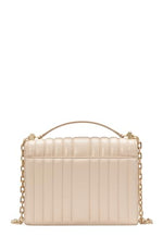 Load image into Gallery viewer, kate spade new york Deco Leather Flap Chain Crossbody, Quilted Milk Glass
