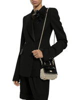 Load image into Gallery viewer, Dolce&amp;Gabbana, Mini Sicily Leather Box Bag, Black Gold
