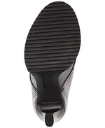 Load image into Gallery viewer, Karl Lagerfeld Paris Women&#39;s Blayze Peep-Toe Heeled Fashion Bootie with Stud Embellishments Boot, Silver, 8.5

