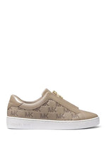 Load image into Gallery viewer, Michael Kors Women&#39;s Keaton Zip Slip On Sneaker, Birch, 8
