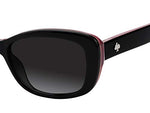 Load image into Gallery viewer, kate spade new york Claretta Sunglasses, Women's Trendy Polarized Square Sunglasses with 100% UV Protection Coating &amp; Branded Travel Case

