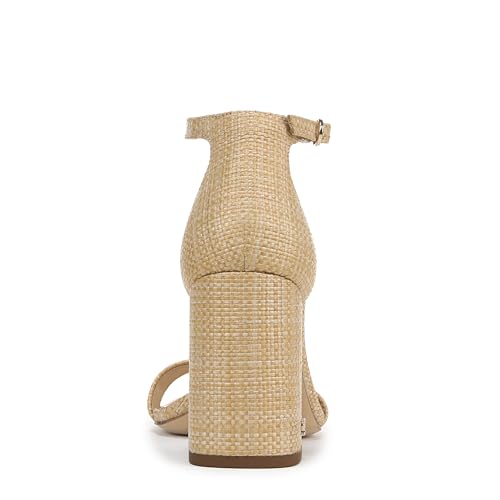 Sam Edelman Women's Daniella Heeled Sandal, Bleached Beechwood, 9