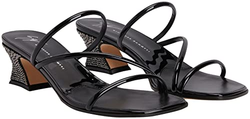 Giuseppe Zanotti, Aude Strass Sandals, 6, Black