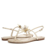 Load image into Gallery viewer, Sam Edelman Women&#39;s Eden Flat Sandal, Modern Ivory, 9

