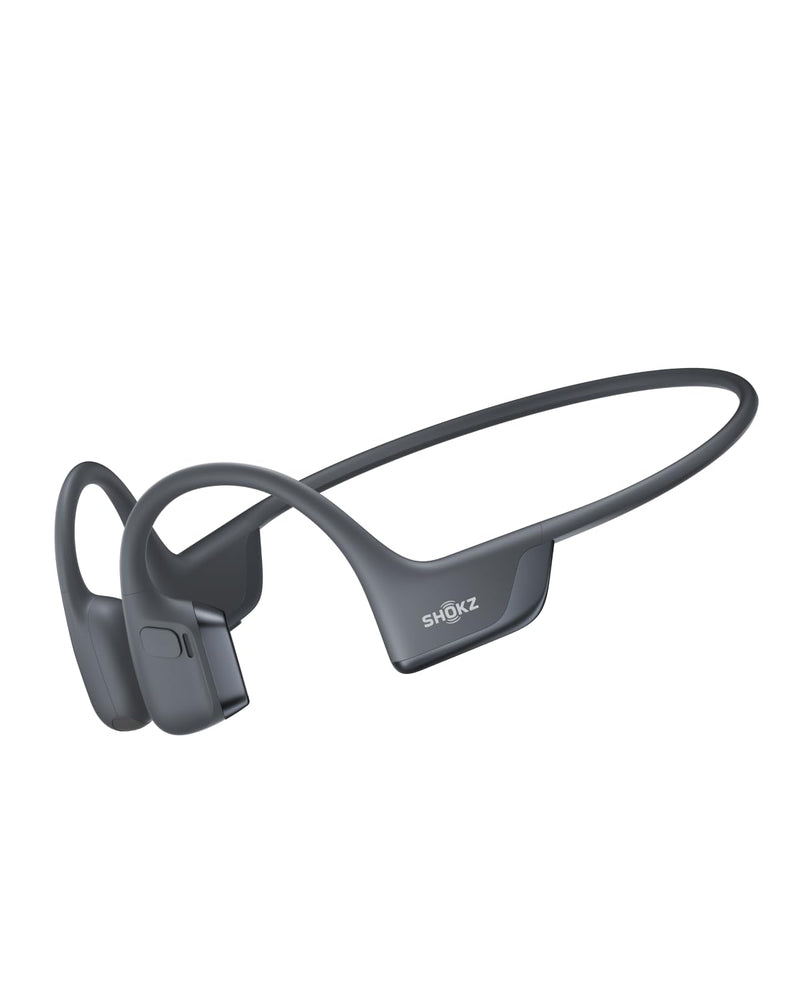 SHOKZ New OpenRun Pro 2- Bone Conduction Headphones, Open-Ear Bluetooth Wireless Sport Earphones for Running, Workouts - Sweat Resistant, Secure Comfortable Fit -Deep Bass, Smart Mic, Reflective Strip