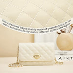 Load image into Gallery viewer, FOXLOVER Women&#39;s Crossbody Handbags Genuine Leather Small Shoulder Bag Purses for Women Quilted Chain Lady Casual Lattice
