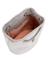 Load image into Gallery viewer, Stella McCartney, Falabella Chamois Bucket Bag, Silver
