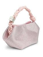 Load image into Gallery viewer, Ganni, Mini Bou Strass-Embellished Top Handle Bag, Chalk Pink
