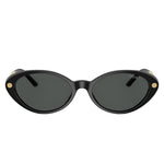 Load image into Gallery viewer, Versace Woman Sunglasses Black Frame, Dark Grey Lenses, 54MM
