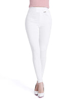 Load image into Gallery viewer, neezeelee Dress Pants for Women Comfort Stretch Slim Fit Leg Skinny High Waist Pull on Pants with Pockets for Work (White,6)
