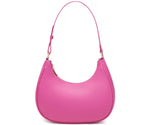 Load image into Gallery viewer, WSRYDJDL Crescent Shoulder Bags for Women Cute Hobo Tote Handbag Under the Arm Purses Mini Clutch Purse with Zipper Closure (Pink)
