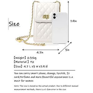 FSD.WG Women Small Crossbody Cell Phone Purse Leather Phone Purse Mini Messenger Shoulder Handbag Wallet