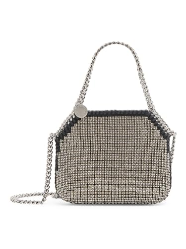 Stella McCartney, Crystal Strass Mini Top Handle Bag, Black
