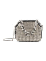 Load image into Gallery viewer, Stella McCartney, Crystal Strass Mini Top Handle Bag, Black
