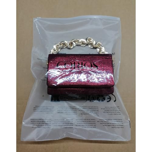 CORIOS Evening Bag for Women Square Box Clutch Bag Bridal Wedding Purse Sparkly Sequin Handbag Elegant Shoulder Bag With Chain Glitter Crossbody Bag for Cocktail Prom Party Banquet Orange