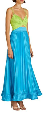 Load image into Gallery viewer, AMUR Women&#39;s Silas Two Tone Dress, Adonis Blue
