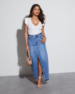 Load image into Gallery viewer, BONITEE Womens Summer Ribbed Tops Classy Ruffle Sleeve Slim Shirts Sexy Deep V Neck Tees Casual Knit Tshirts 2025 Dressy Blouse White,M
