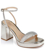 Load image into Gallery viewer, Jewel Badgley Mischka Teddi Platform Block Heels
