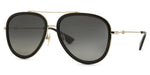 Load image into Gallery viewer, Gucci Womens Polarized UV Protection Aviator Sunglasses Gold O/S
