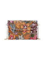 Load image into Gallery viewer, SweatyRocks Women&#39;s Sequin Floral Crossbody Purses Chain Flap Elegant Evening Bags Multicolor One Size
