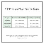 Load image into Gallery viewer, POVISON Mid Century Modern TV Stand for 75+ inch TV, Sliding Door Entertainment Center with Storage, Wood TV Console, Media Console for Living Room Bedroom, Fully-Assembled (Black, 94.49&quot;)

