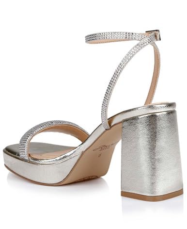 Jewel Badgley Mischka Teddi Platform Block Heels