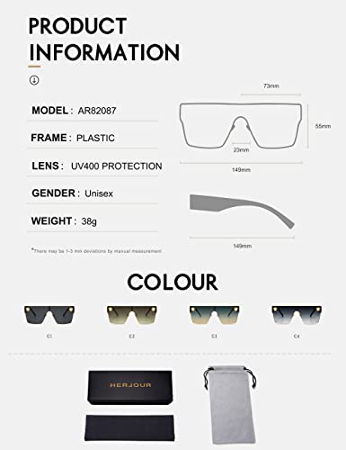 Allarallvr Oversized Square Sunglasses For Women Men Vintage Trendy Classical Gafas De Sol Para Mujer Sun Glasses AR82087