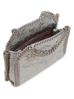 Load image into Gallery viewer, Stella McCartney, Falabella Crackled Metallic Tiny Tote Bag, Silver
