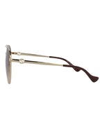 Load image into Gallery viewer, Gucci Aviator-Frame Metal Sunglasses
