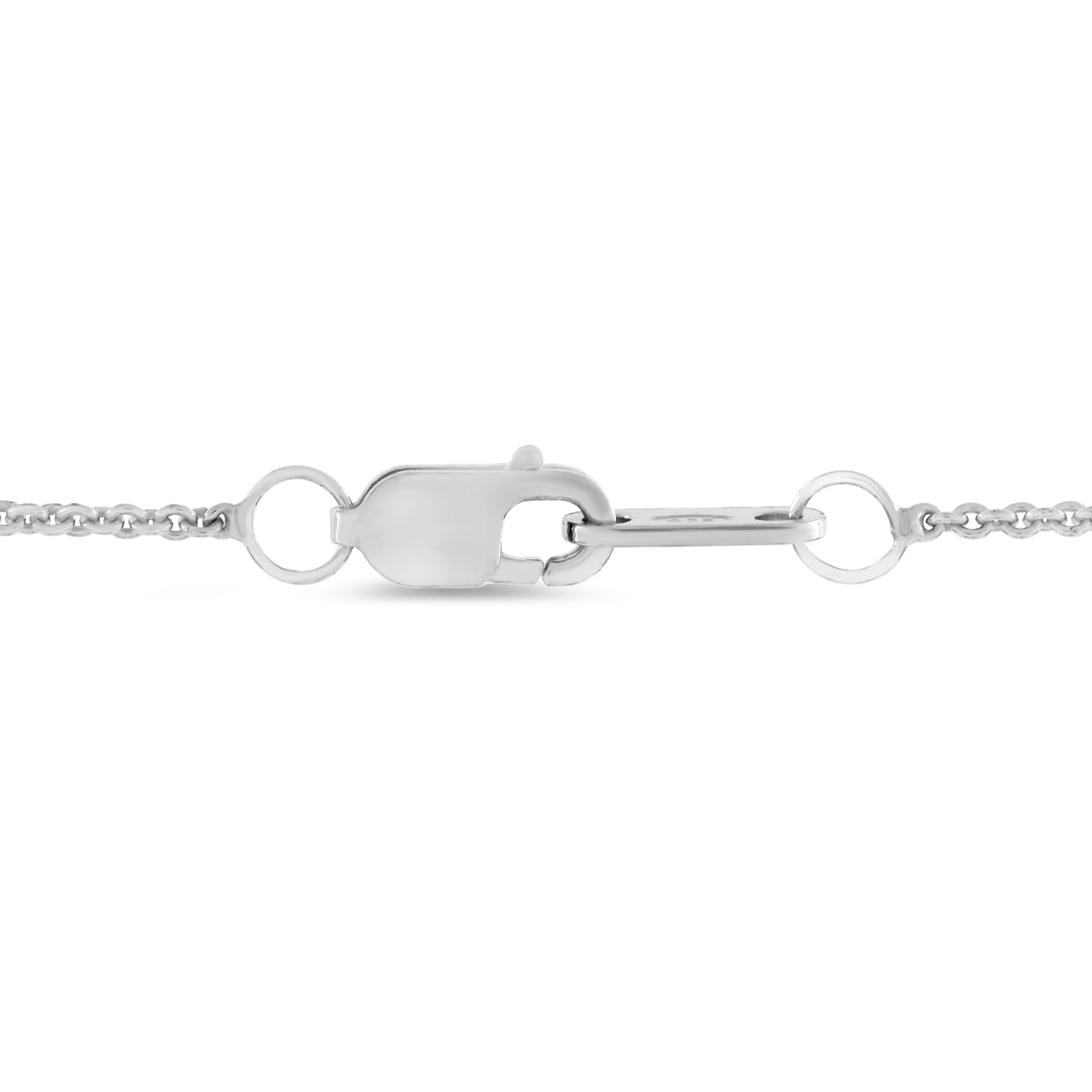 Amazon Essentials womens Sterling Silver Diamond 3 Stone Heart Pendant Necklace (1/4 cttw), 18" (previously Amazon Collection)