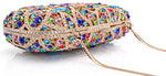 Load image into Gallery viewer, MOSSMON Luxury Crystal Clutch Rhinestones Evening Bag (Gold/colorful)
