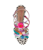 Load image into Gallery viewer, Betsey Johnson Women&#39;s Azallia Heeled Sandal, Pink Multi, 9
