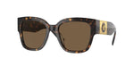 Load image into Gallery viewer, Versace VE4437U 108/73 54MM Havana/Dark Brown Square Sunglasses for Women +BUNDLE with ACCESSORY EYEWEAR KIT
