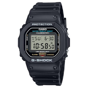 Casio Men's G-Shock Quartz Watch with Resin Strap, Black, 20 (Model: DW5600UE)