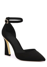 Load image into Gallery viewer, Juliet Holy Womens Pumps Point Closed Toe Heels Buckle Ankle Strap D'Orsay Heeled Sandals
