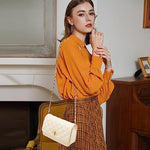 Load image into Gallery viewer, FOXLOVER Women&#39;s Crossbody Handbags Genuine Leather Small Shoulder Bag Purses for Women Quilted Chain Lady Casual Lattice
