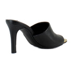 Load image into Gallery viewer, DKNY Women's Bronx Square Toe Evening Heeled Dress Mule, Black, 8
